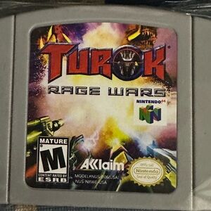 Turok: Rage Wars for Nintendo 64 - Gray Cartridge